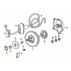 Anello elastico 28.3591.10 ORIGINALE MTD | Newgardenstore.eu