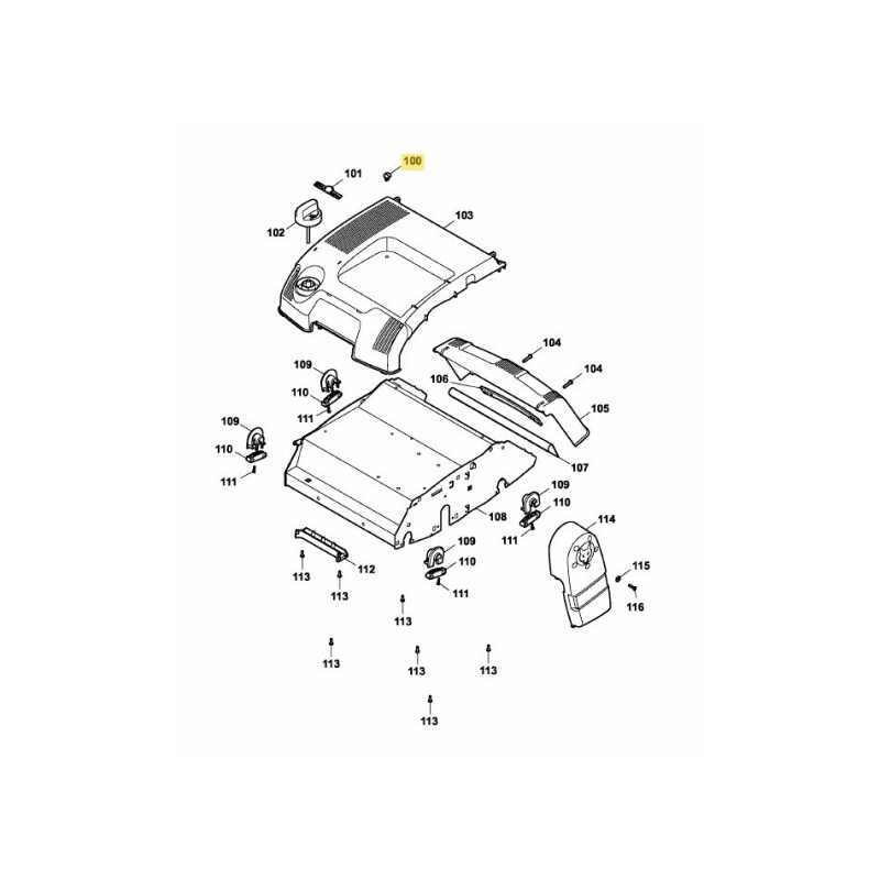 ABRAZADERA CAC398-NAT 3635305 ORIGINAL MTD ABRAZADERA CAC398-NAT 3635305 ORIGINAL MTD