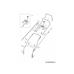 Kabelklemme 4950307 ORIGINAL MTD