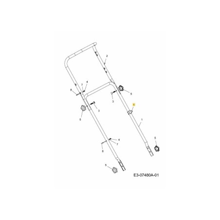 CLIP : CONDUIT 731-08454 ORIGINAL MTD | Newgardenstore.eu