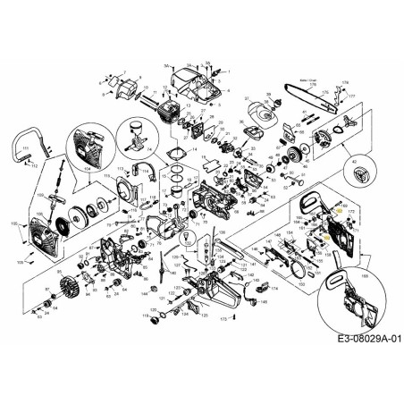 CIRCLIP D3 092.63.341 ORIGINAL MTD | Newgardenstore.eu