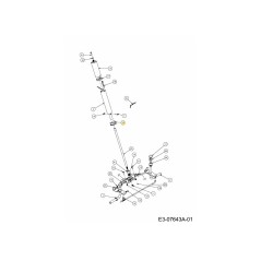 COLLARE STERZO INFERIORE 731-08690 ORIGINALE MTD