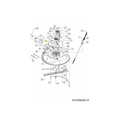 GUIDA ASSY-BELT 747-06127637 ORIGINALE MTD | Newgardenstore.eu