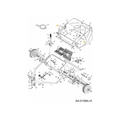 GABELBOLZEN 3/8x3" PLTD AF-43513 ORIGINAL MTD