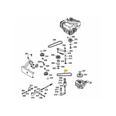 COURROIE trapézoïdale SPZ 955 LW,ZK,M2 0039216 ORIGINAL MTD