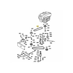 SCOOTER 3 CORREAS 0039220 ORIGINAL MTD | Newgardenstore.eu