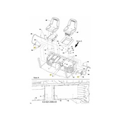BRIDA DE COJINETE 741-04215 ORIGINAL MTD | Newgardenstore.eu
