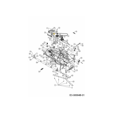 ROD KEEPR BELT 54 IDLR 747-04938 ORIGINALE MTD | Newgardenstore.eu