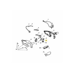 barra di controllo 7440114 ORIGINALE MTD | Newgardenstore.eu