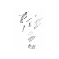 BATTERY COVER 7084316 ORIGINAL MTD