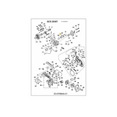 Tube d'admission d'air SG-2081746 d'origine MTD | Newgardenstore.eu