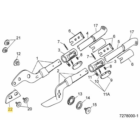 YUNQUE DE REPUESTO 7270402 ORIGINAL MTD | Newgardenstore.eu