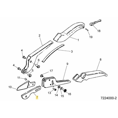 ZÄHMMESSER RS24 7224401 ORIGINAL MTD | Newgardenstore.eu