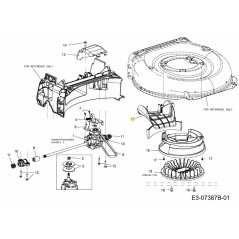 CVR ASM:BELT:FAN ASSIST:53cm 631-05214 ORIGINAL MTD