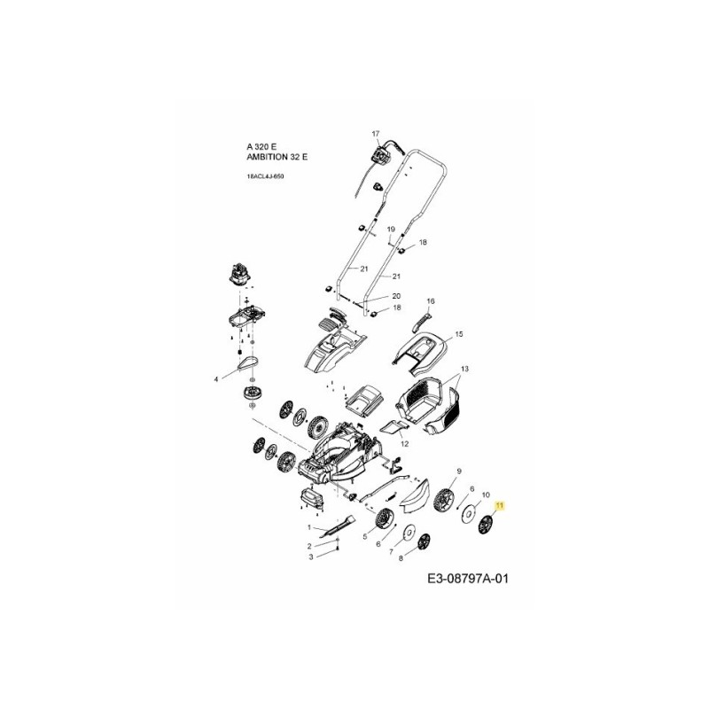 RADKAPPEN HINTER 092.61.422 ORIGINAL MTD