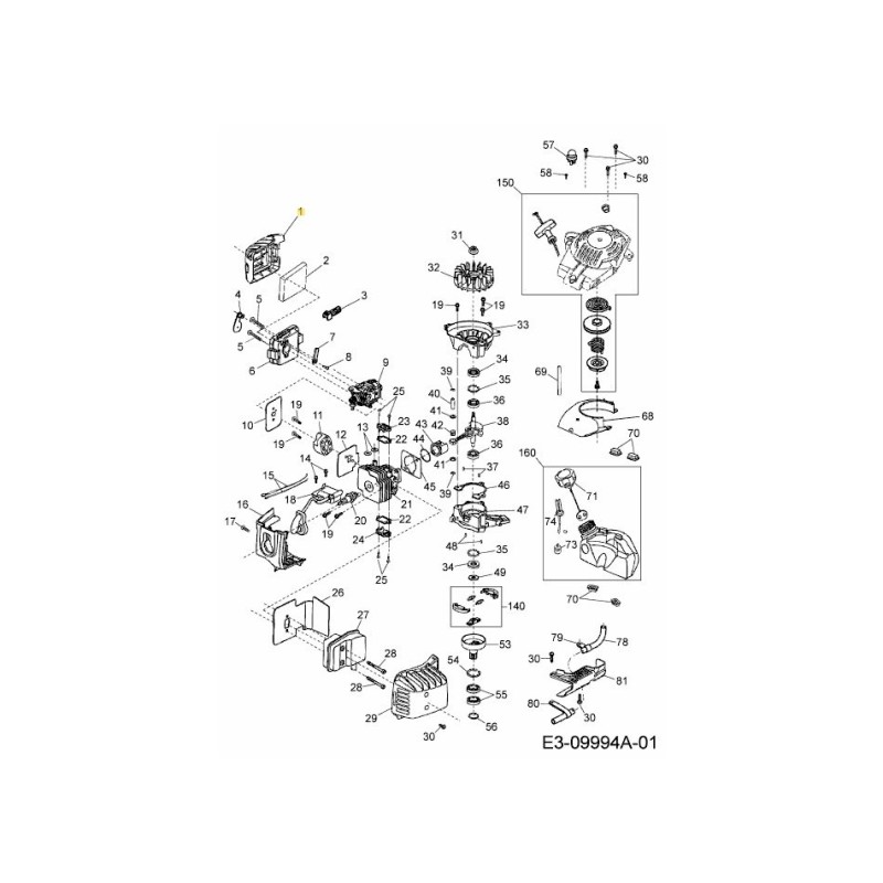 COPERCHIO FILTRO ARIA 092.63.780 ORIGINALE MTD