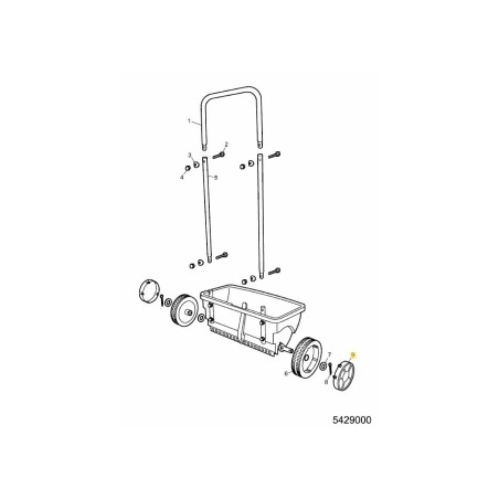 WHEEL CAP 5429501 ORIGINAL MTD | Newgardenstore.eu
