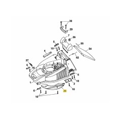 Windkanalabdeckung 4601311 Original MTD | Newgardenstore.eu