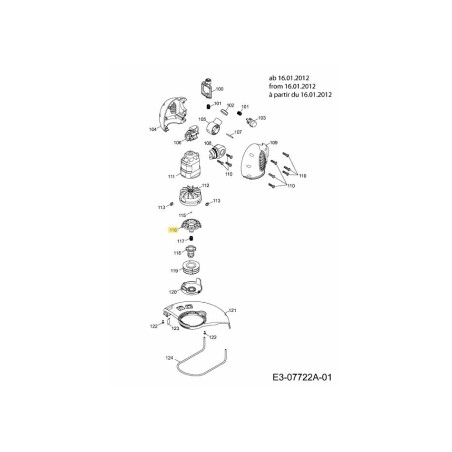 ANELLO DI CONTROLLO 7120502 ORIGINALE MTD | Newgardenstore.eu