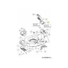 ABDECKUNG: BATTERIE: E-START 731-13333 ORIGINAL MTD | Newgardenstore.eu