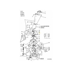 Vis à tête fraisée M6x10-5,8 710-1368 d'origine MTD