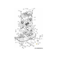 TAZA: PIVOTE: ELEVADOR DE CUBIERTA 748-06584 ORIGINAL MTD | Newgardenstore.eu