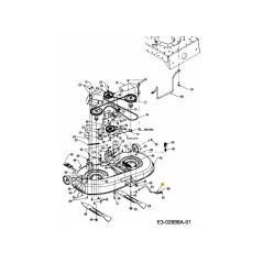 COUPE:PIVOT:ÉLÉVATEUR DE PLATEAU 748-04069A ORIGINAL MTD