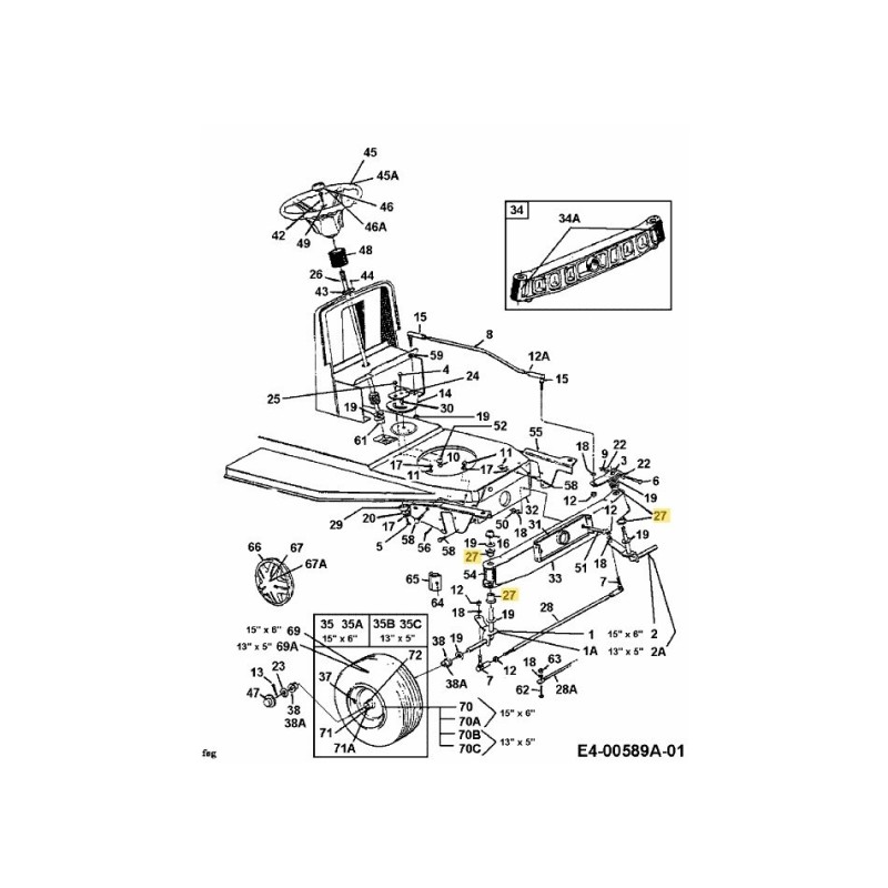 BRG:FLG:.632 IDX.94 OD X 1.0 741-0659 MONTÉ D'ORIGINE