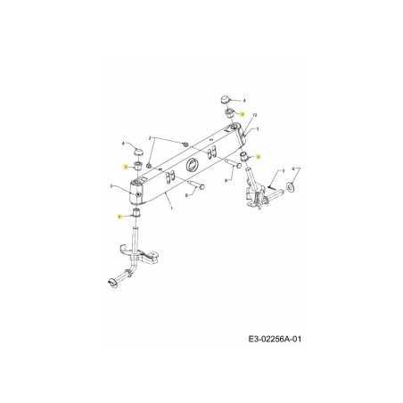 BRG:FLG:.760 x .941 x 1.0 741-0660A ORIGINAL MTD | Newgardenstore.eu