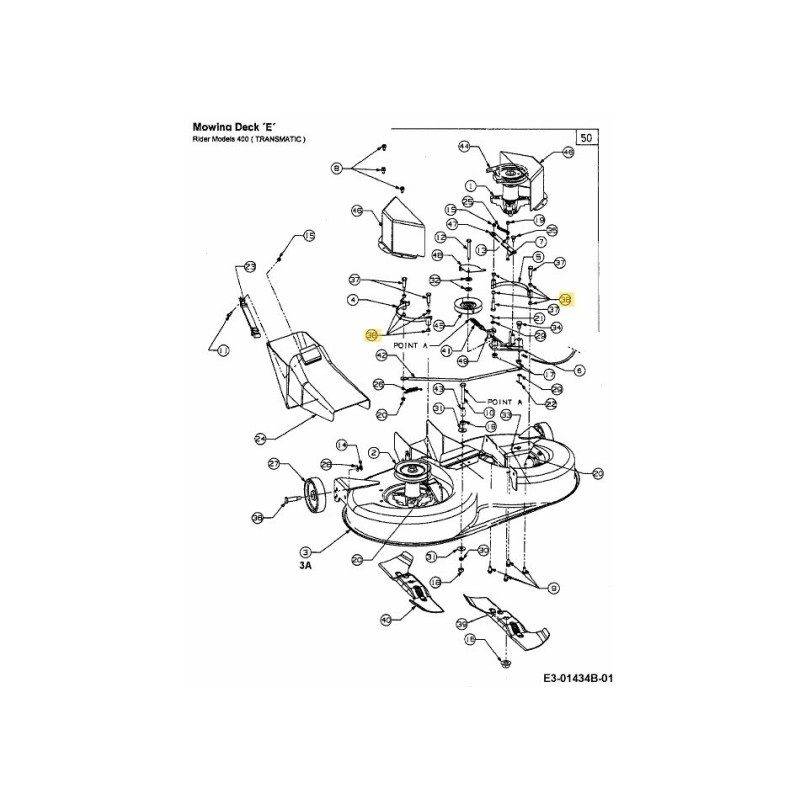 FLANGIA DEL CUSCINETTO 741-3073 ORIGINALE MTD