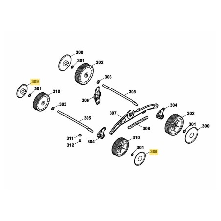 Abdeckung D130 4905520 Original MTD | Newgardenstore.eu