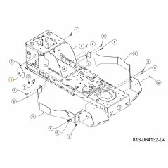 ABDECKHEBEL 731-27444A ORIGINAL MTD | Newgardenstore.eu