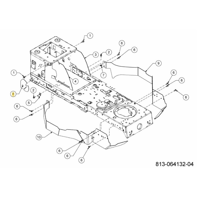 COVER LEVER 731-27444A ORIGINAL MTD