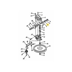 BEARING FLG 741-0413 ORIGINAL MTD | Newgardenstore.eu