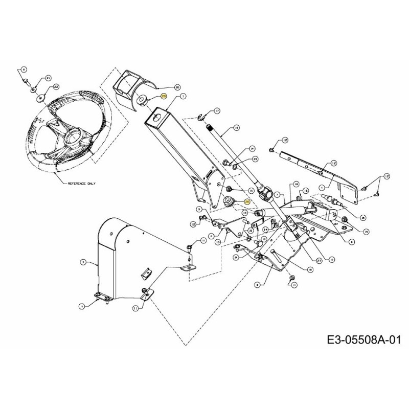 Bride de palier 748-0209 ORIGINAL MTD