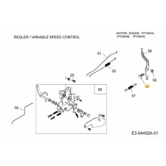 BOLT, GOVERNOR'S ARM 710-04908 ORIGINAL MTD | Newgardenstore.eu