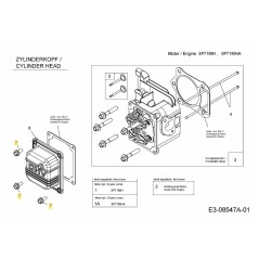 BRIDA DE PERNO M6 X 16 710-04968 ORIGINAL MTD | Newgardenstore.eu