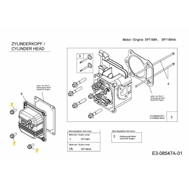 Flanschbolzen M6 x 16 710-04968 Original MTD Flanschbolzen M6 x 16 710-04968 Original MTD