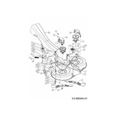 Sechskantmutter 7/16-14:GRA:CTRLK 712-0290 ORIGINAL MTD | Newgardenstore.eu