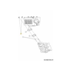 DADO ESAGONALE M8-1.25 712-04214 ORIGINALE MTD