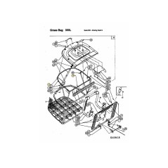 ÉCROU : FLGLK : M5-0,8 712-0642 ORIGINAL MTD