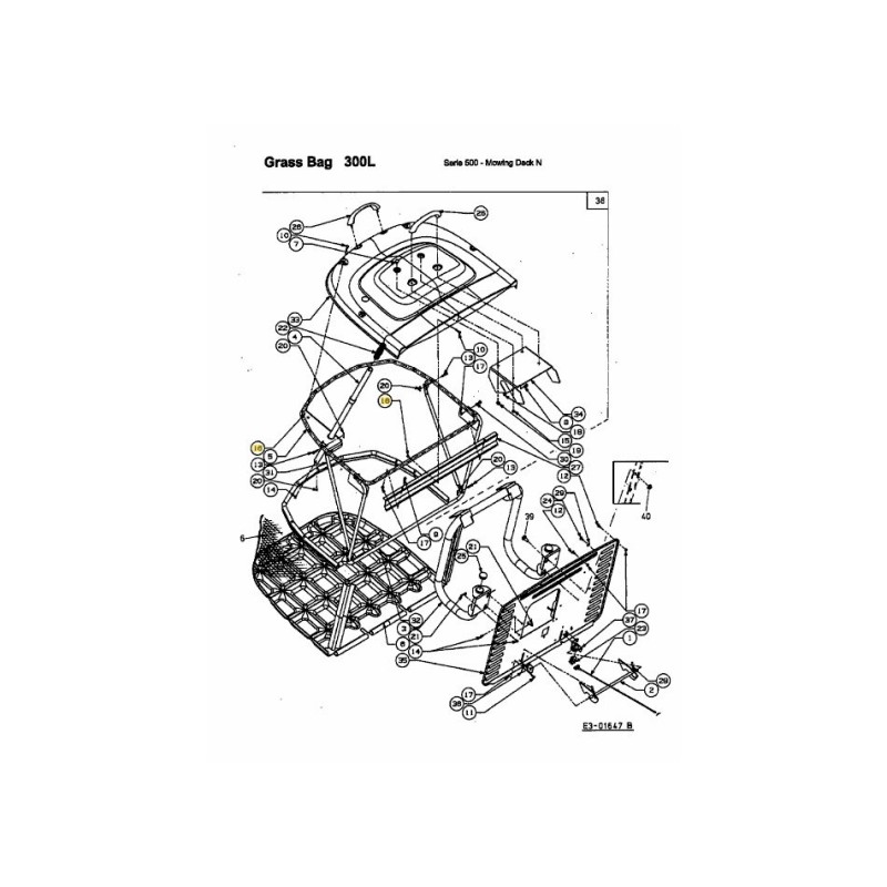 ÉCROU : FLGLK : M5-0,8 712-0642 ORIGINAL MTD
