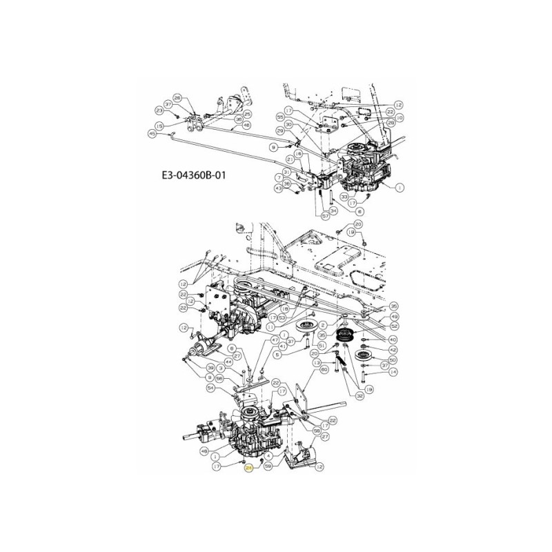Mutter:Sechskant:5/16-18:GRB:CTRLK 712-3009 Original MTD