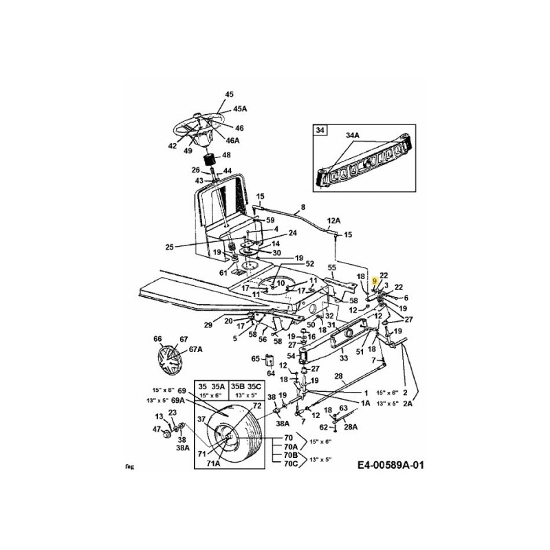NUT:HEX:5/16-24:GR5 712-3057 ORIGINAL MTD NUT:HEX:5/16-24:GR5 712-3057 ORIGINAL MTD