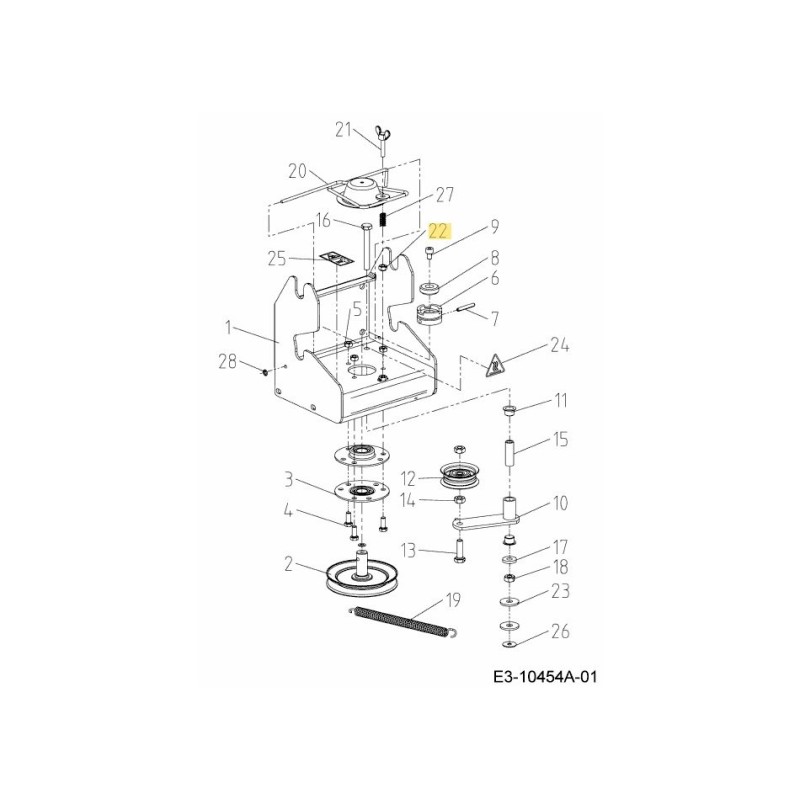 LOCKNUT 092.68.096 ORIGINAL MTD