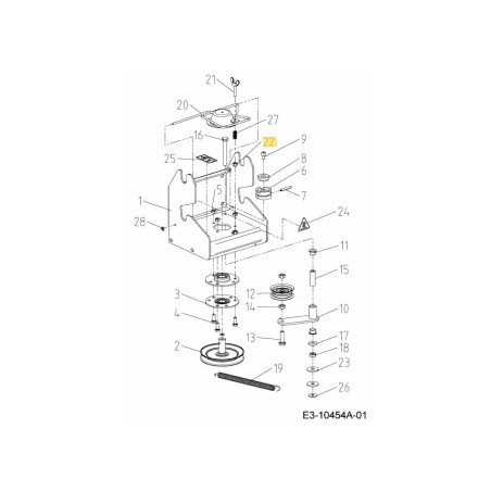 Sicherungsmutter 092.68.096 Original MTD | Newgardenstore.eu