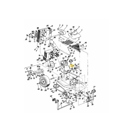 Boulon 710-0513 d'origine MTD | Newgardenstore.eu