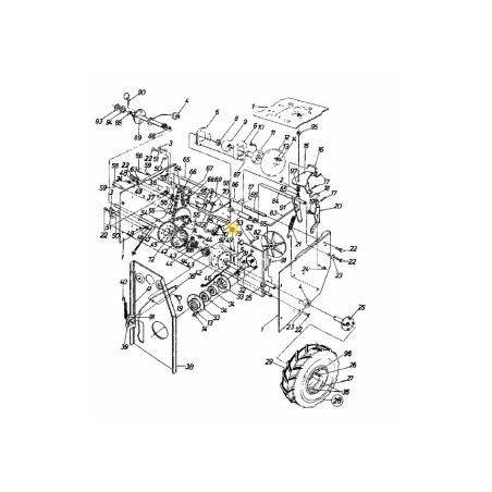 TUERCA:HEXAGONAL:1/4-28:GR5 712-0138 ORIGINAL MTD | Newgardenstore.eu