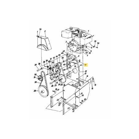 TUERCA:HEXLK:3/8-16:GRA:CTRLK 712-0375 ORIGINAL MTD | Newgardenstore.eu