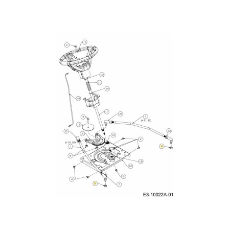 TUERCA:HEXLK:7/16-20:GR8:CTRLK 712-05167 ORIGINAL MTD | Newgardenstore.eu